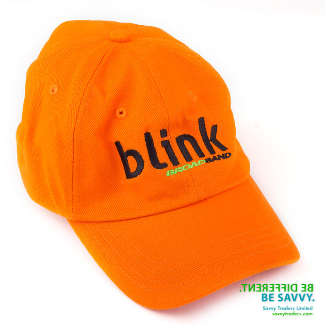 Embroidered caps for corporate branding and promotion