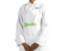 Brandable uniform for chefs and food service professionals