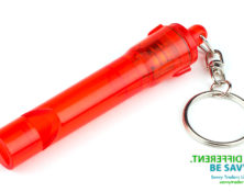 Brandable glow in the dark whistle for Carnival and promotional events and giveaways