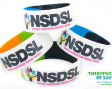 Printed wristbands suitable for promotional giveaways and brand awareness